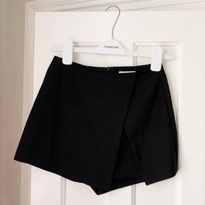 Asymmetrical Skort (Skirt w/ Shorts)